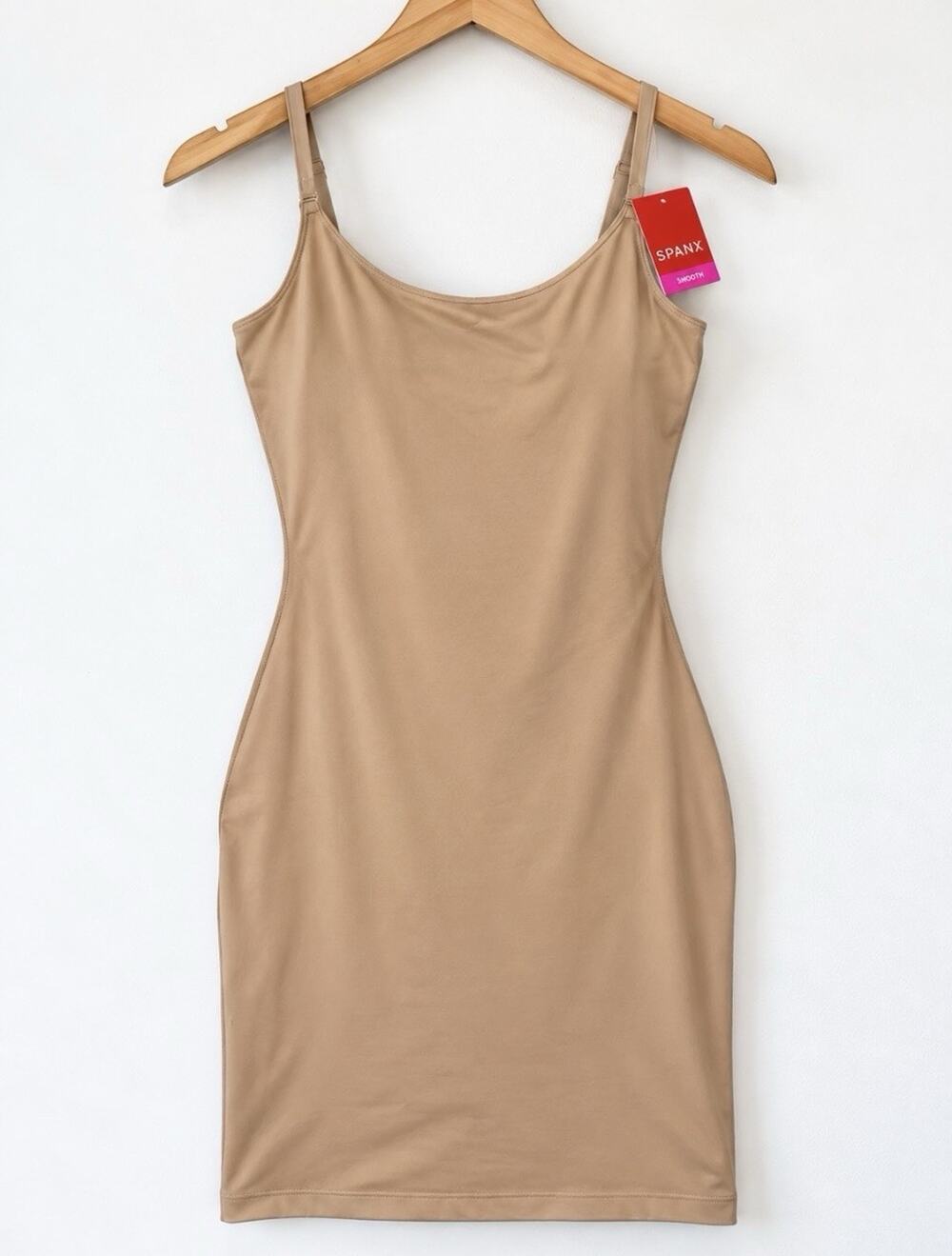 NWT SPANX Socialight Cami Full Slip 2351 XL Natural Glam Nude Shapewear